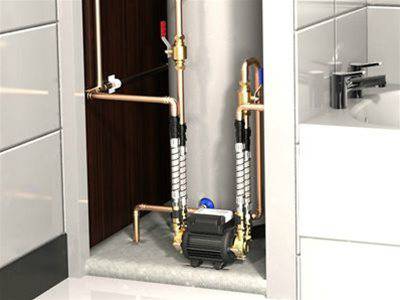How can I make a shower pump quieter?